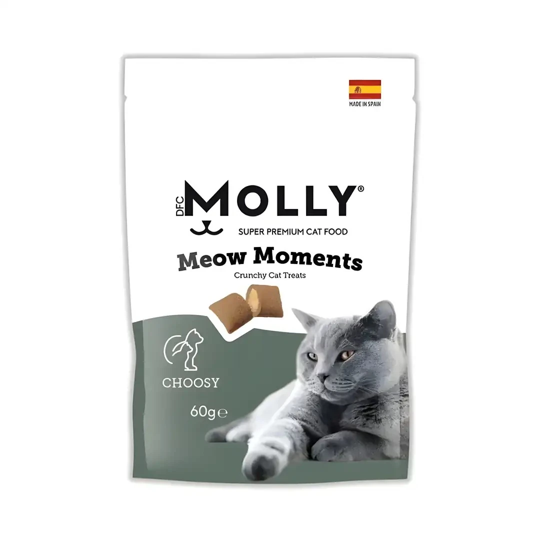 Molly Meow Moments Choosy Seçici Kediler İçin Kedi Ödül Maması 60 GR