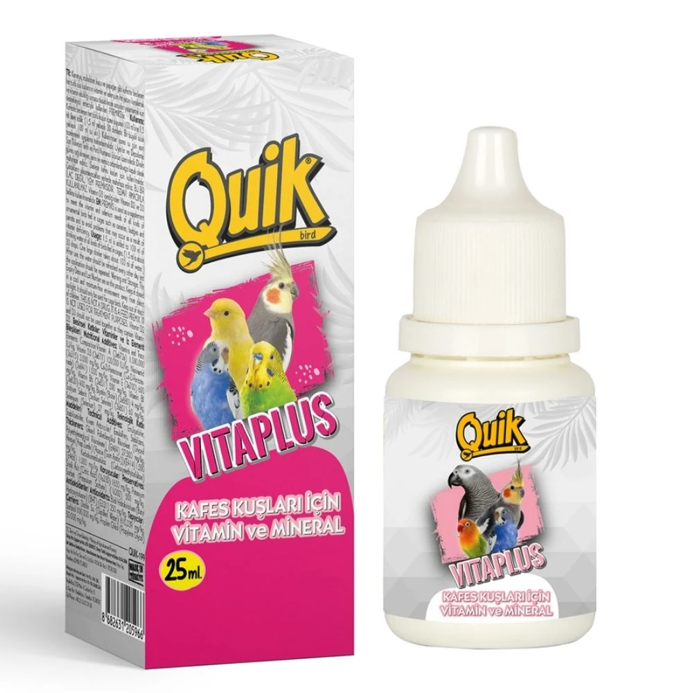 Quik Vita Plus Kuş Vitamini 25 ML