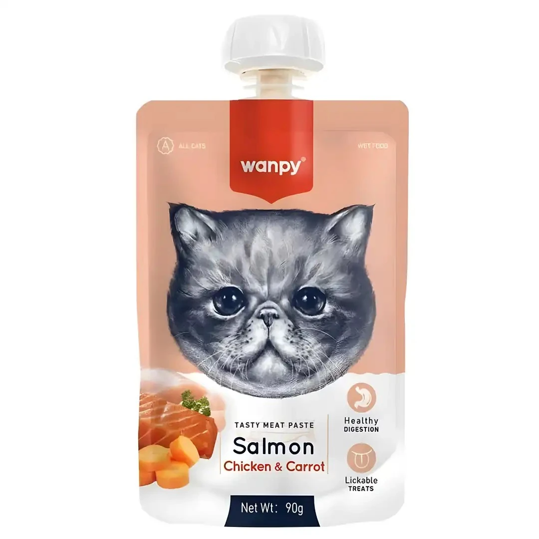 Wanpy Somonlu & Tavuklu Kedi Et Ezmesi 90 GR