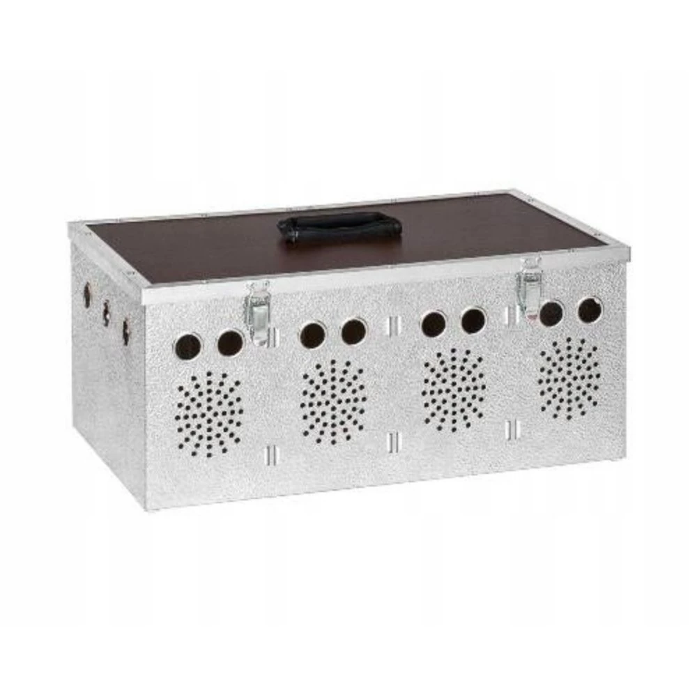 Natural Alüminyum Taşıma Kafesi 4 Bölmeli