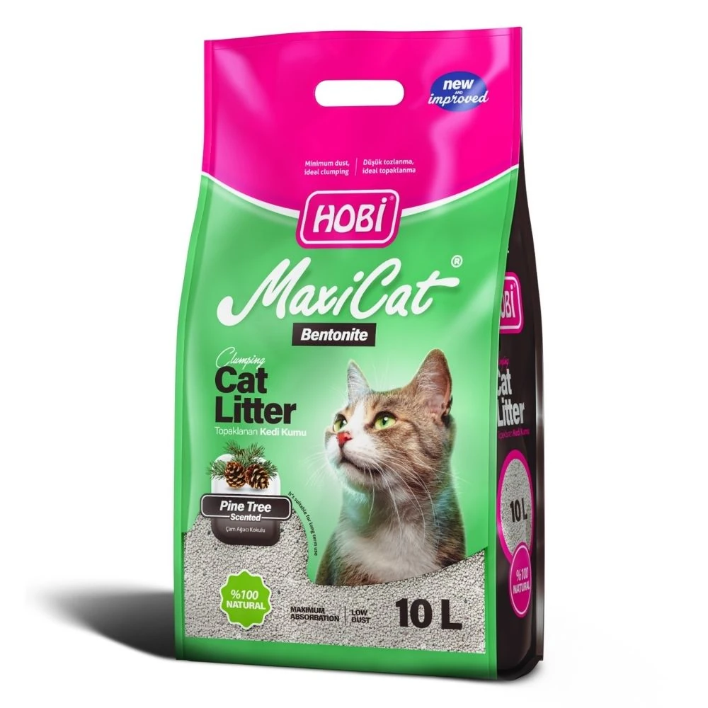 Hobi Maxicat Çam Kokulu Kedi Kumu 10 LT