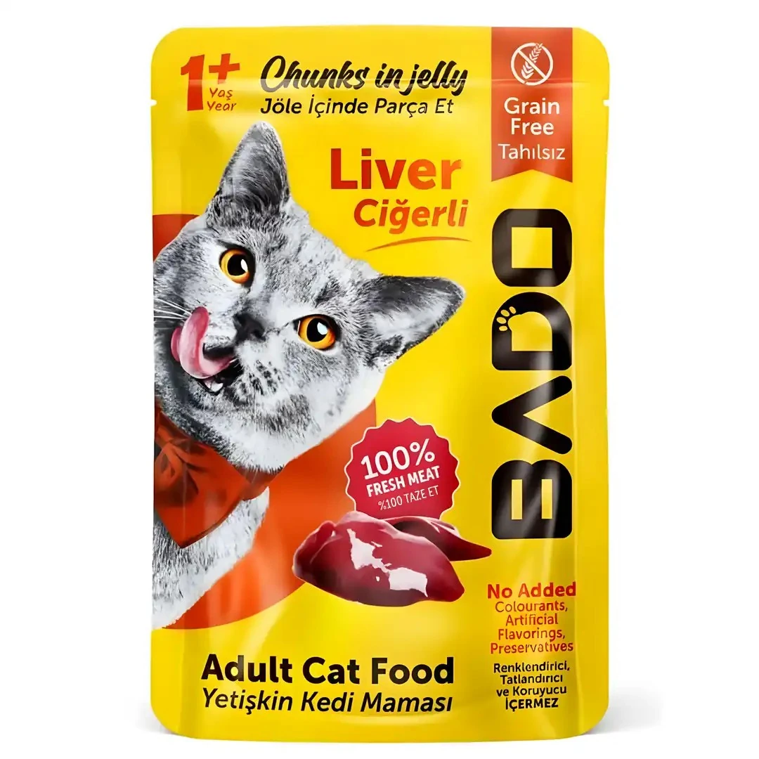 Bado Ciğerli Kedi Pouch 85 GR