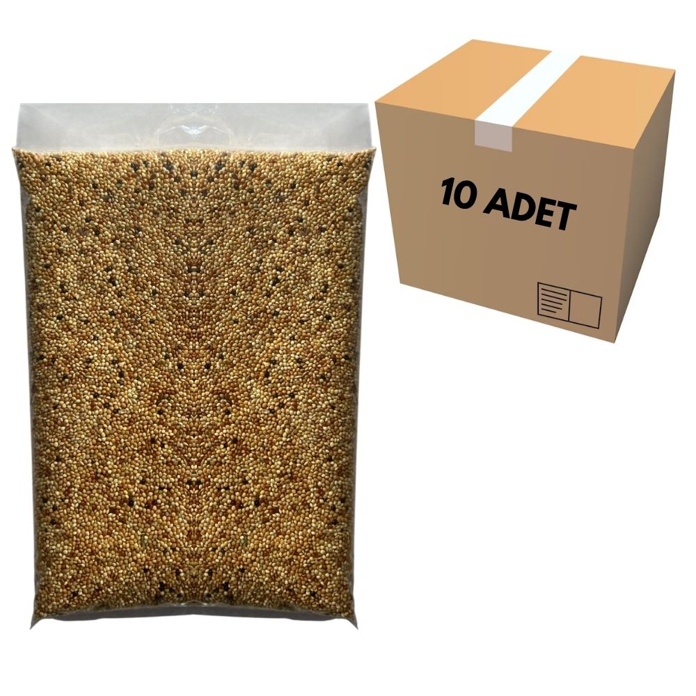 Ekmeksiz Muhabbet Kuşu Yemi 10x1kg