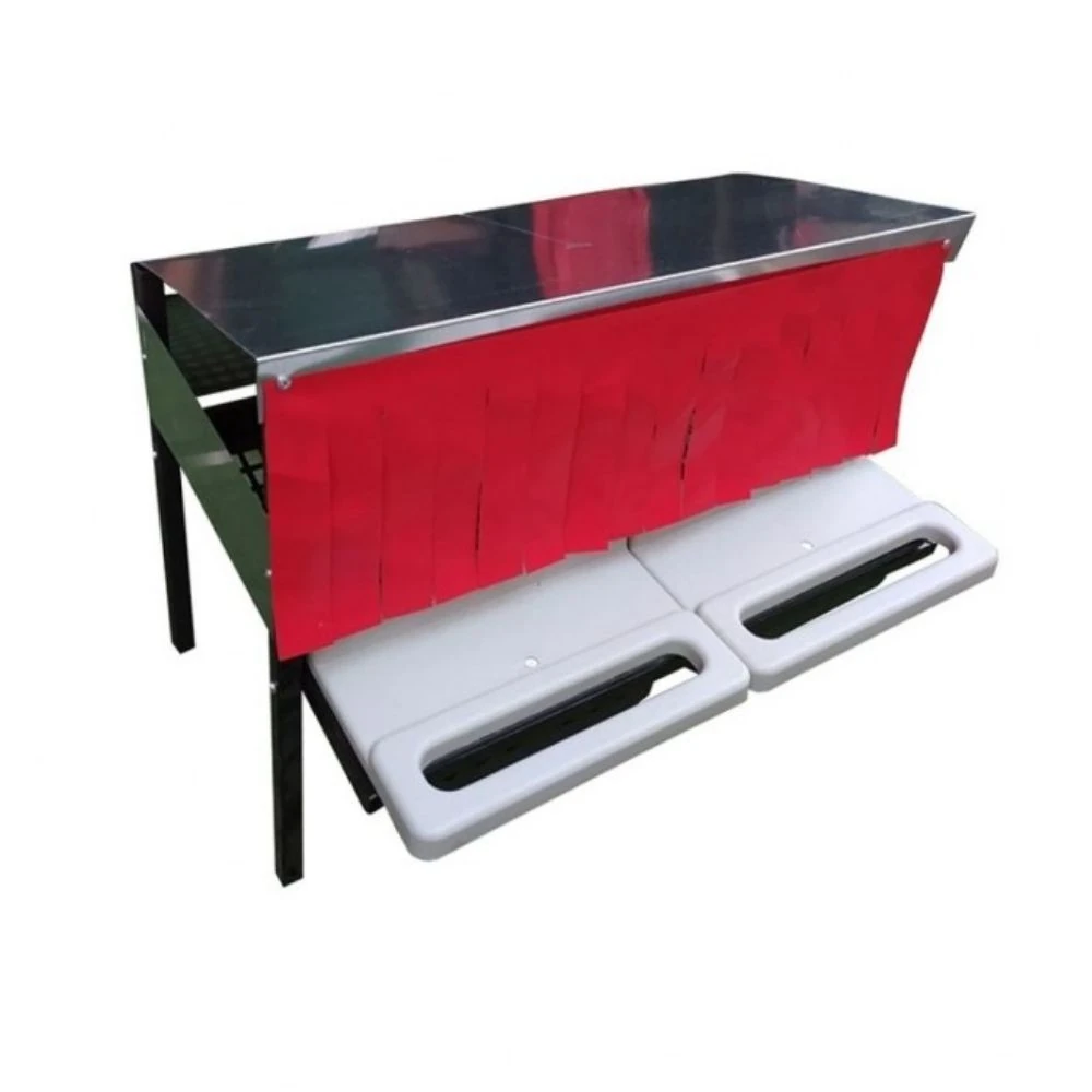 2 Gözlü Galvaniz Tavuk Folluk