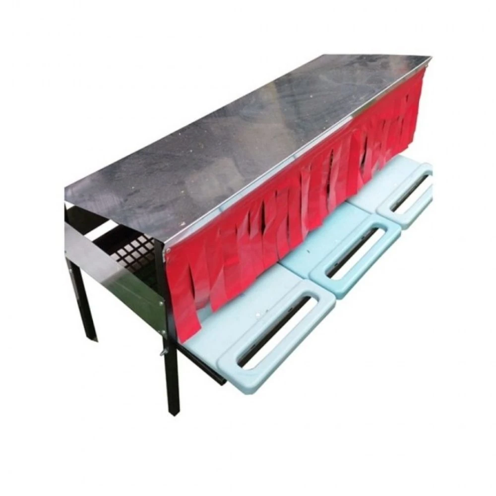 3 Gözlü Galvaniz Tavuk Folluk