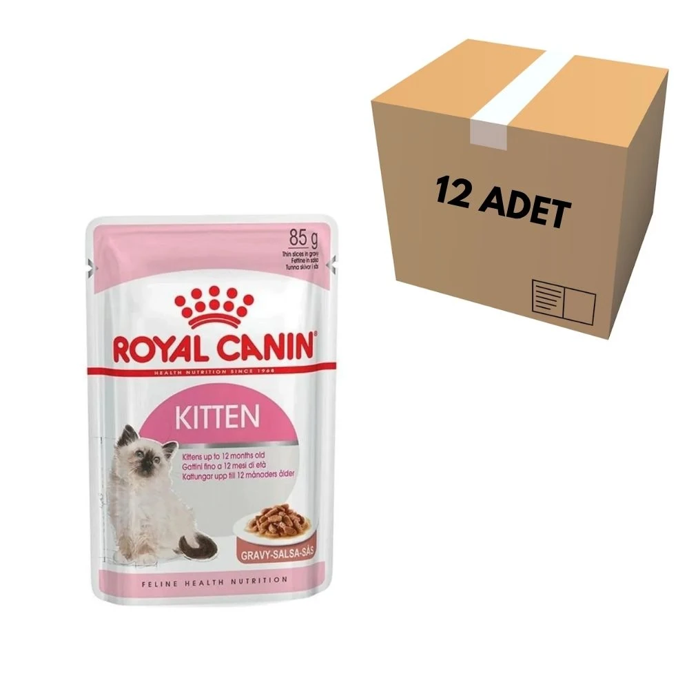 Royal Canin Kitten Gravy Yavru Kedi Pouch 85 GR (12 Adet)