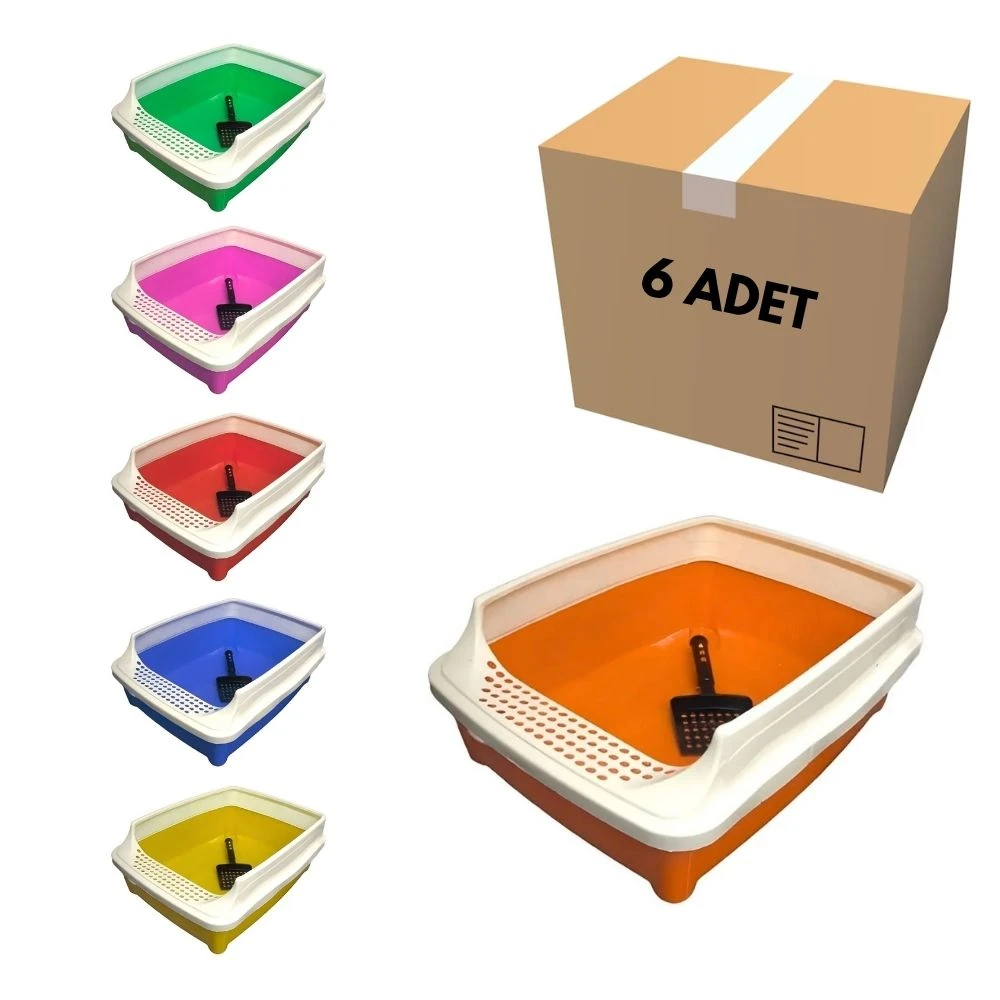 Teras Açık Kedi Tuvaleti Büyük Boy (6 Adet)