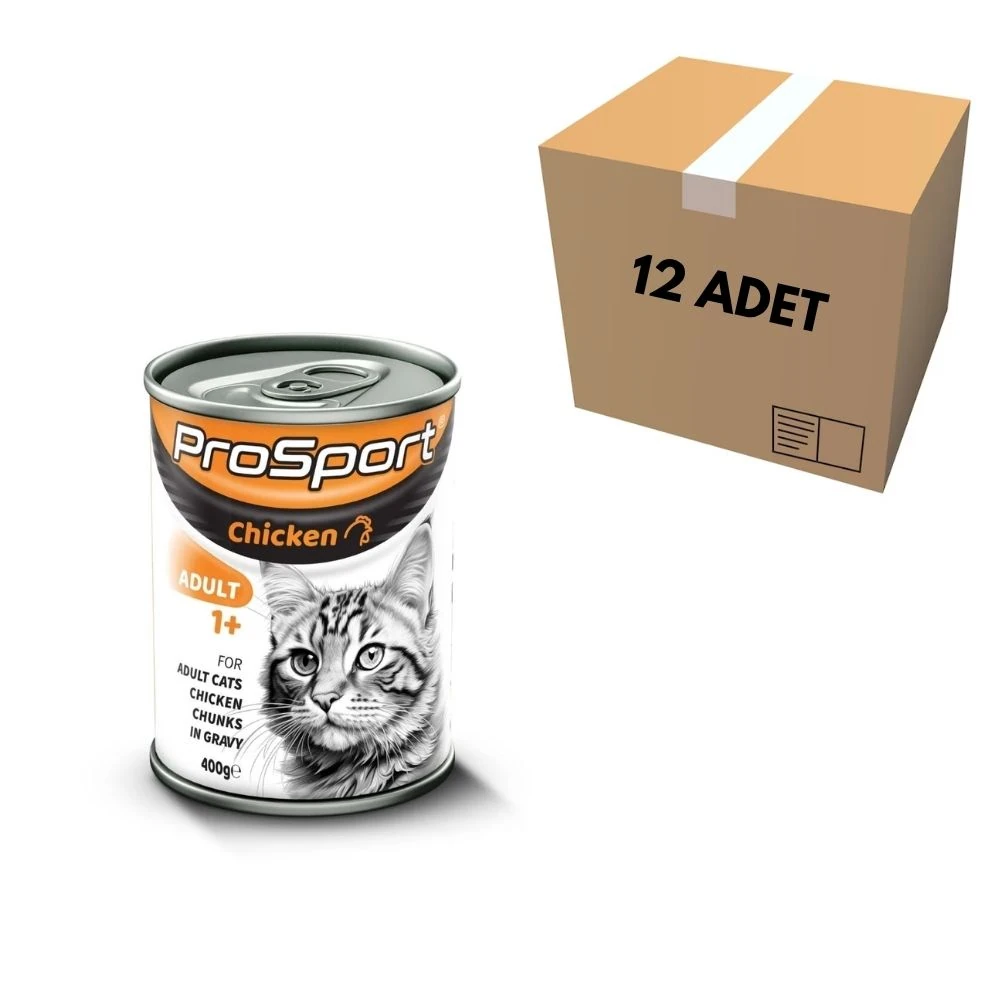 ProSport Tavuk Etli Kedi Konservesi 400 GR (12 Adet)