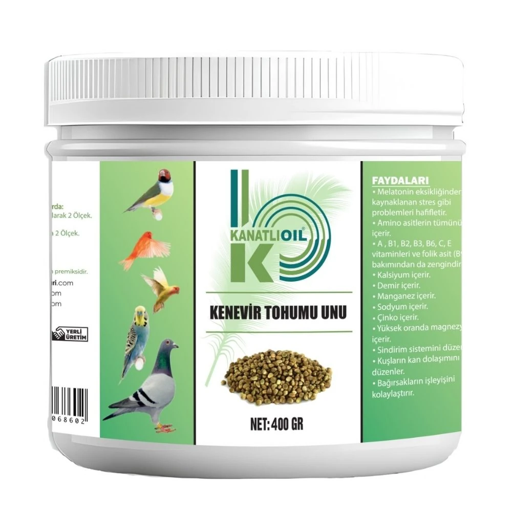 Kanatlı Oil Kenevir Tohumu Unu 400 GR