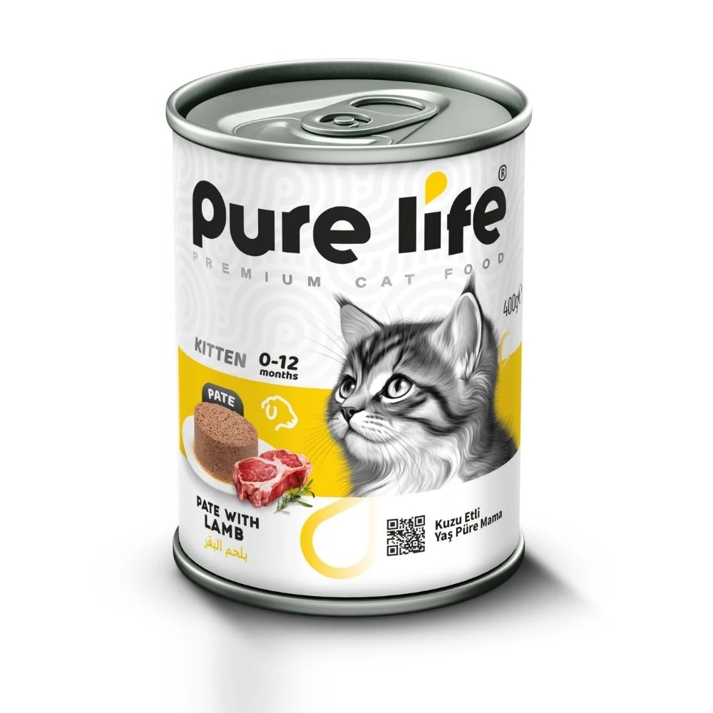 Purelife Kuzulu Yavru Kedi Konservesi 400 GR