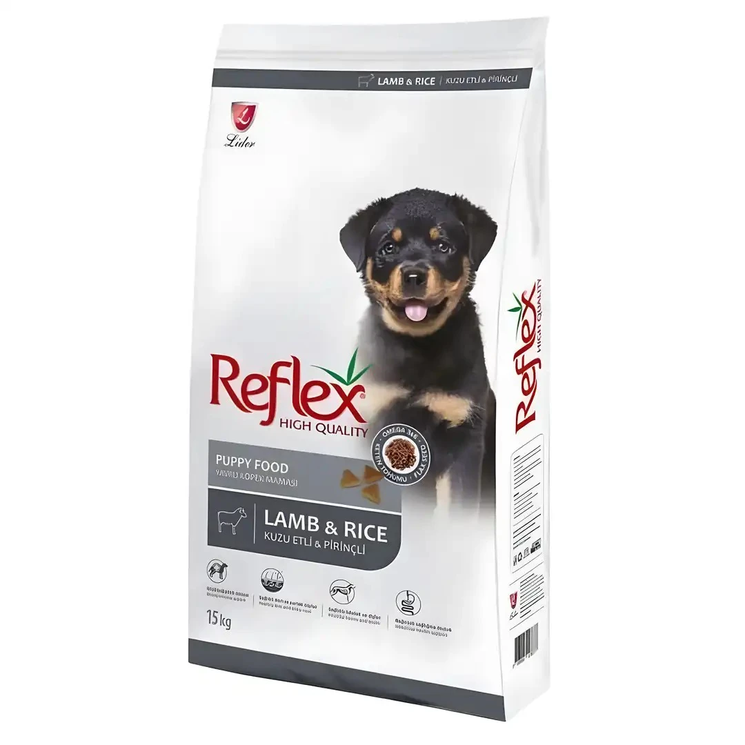 Reflex Kuzu Etli Yavru Köpek Maması 15 KG