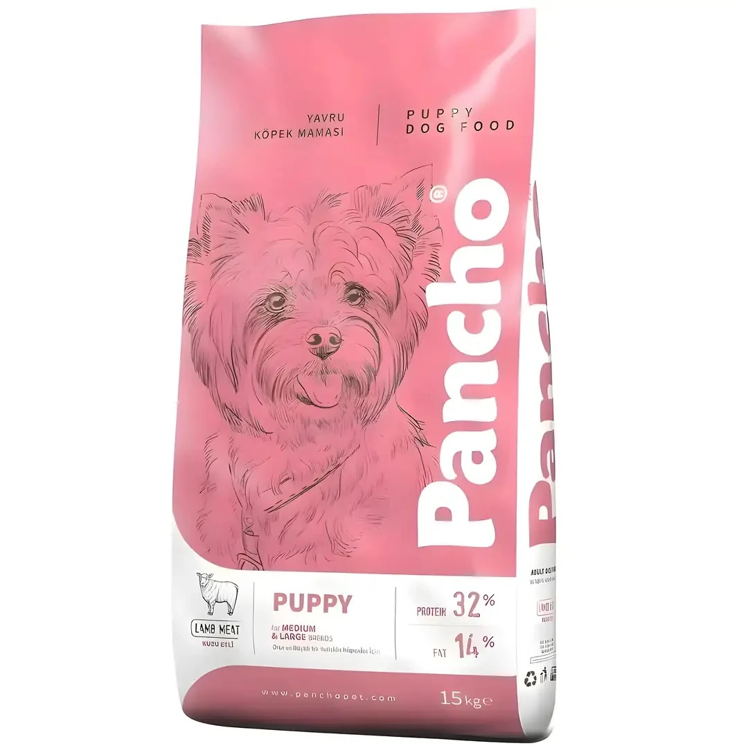 Pancho Kuzu Etli Yavru Köpek Maması 15 KG