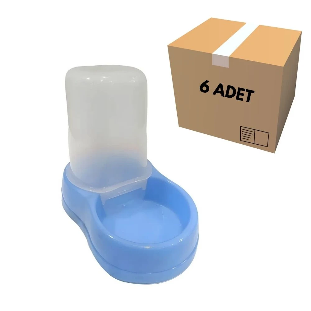 Kedi & Köpek Mama Kabı 2 KG Kaymaz Taban (6 Adet)