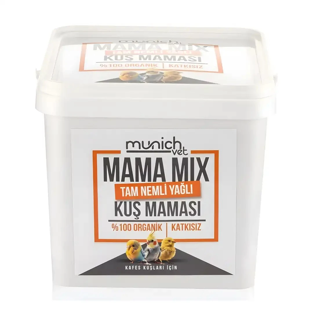 MunichVet Mama Mix Nemli Tam Yağlı Kuş Maması 5 KG