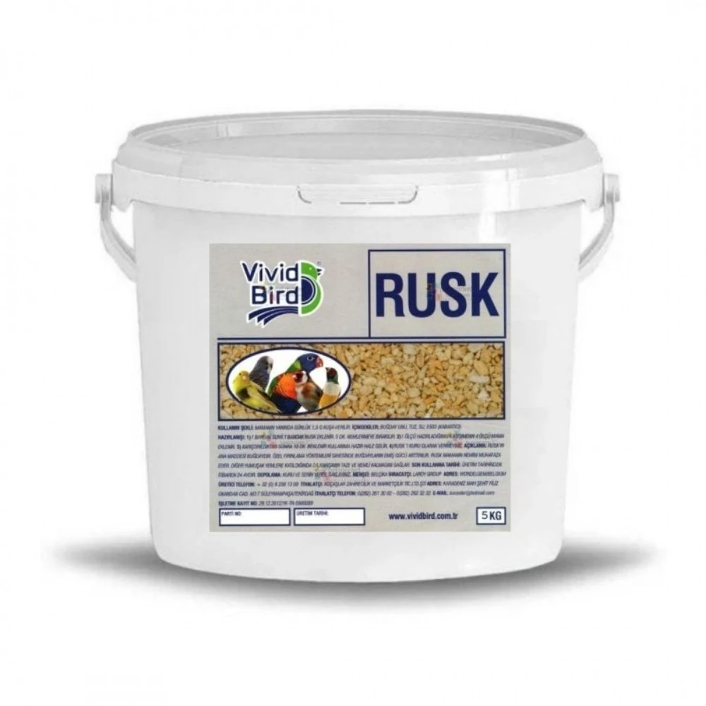 Rusk Kuş Maması Nemlendiricisi 5 KG