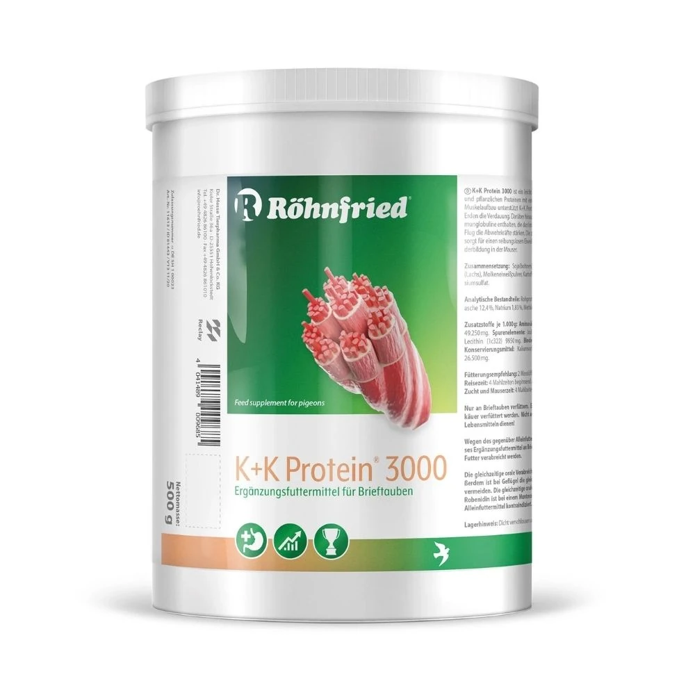 Röhnfried K+K Protein 3000 Hayvansal Protein Katkısı 500 GR