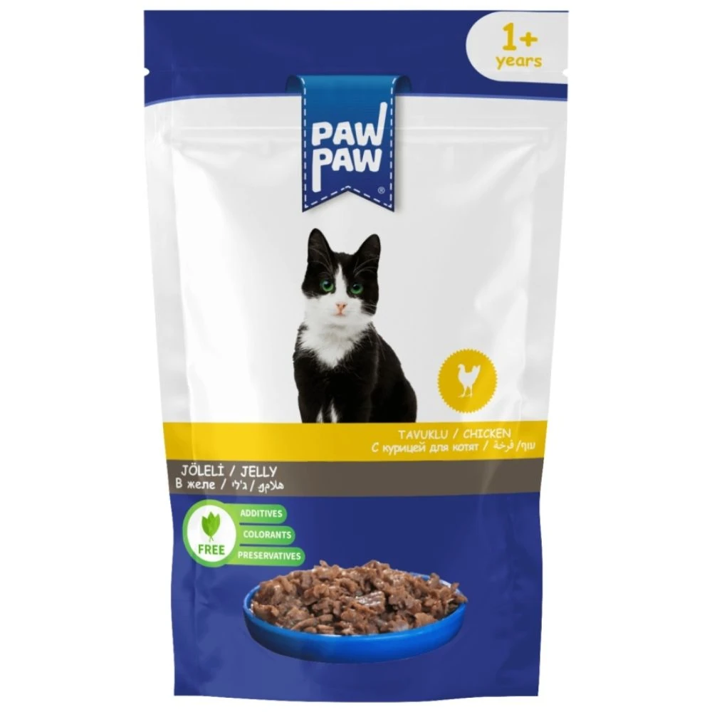PawPaw Tavuklu Kedi Pouch 85 GR