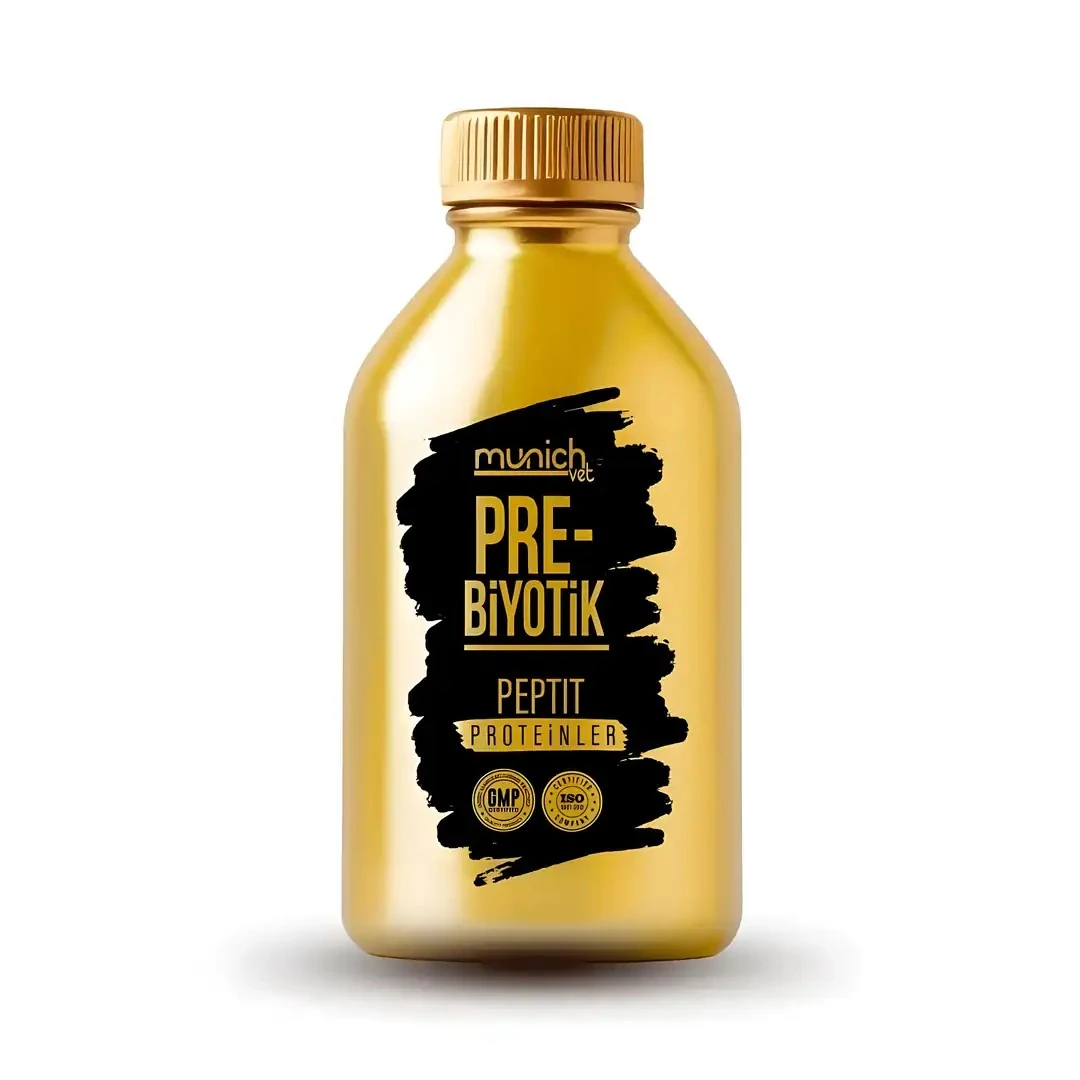 MunichVet Peptit Protein ve Prebiotik Altın Şişe 250 ML