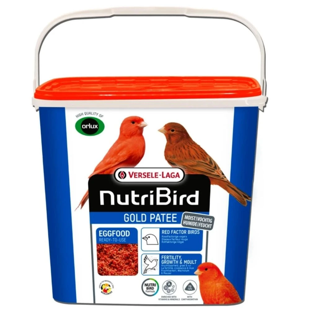 Versele Laga Nutribird Gold Patee Ballı Nemli Kırmızı Kuş Maması 5 KG