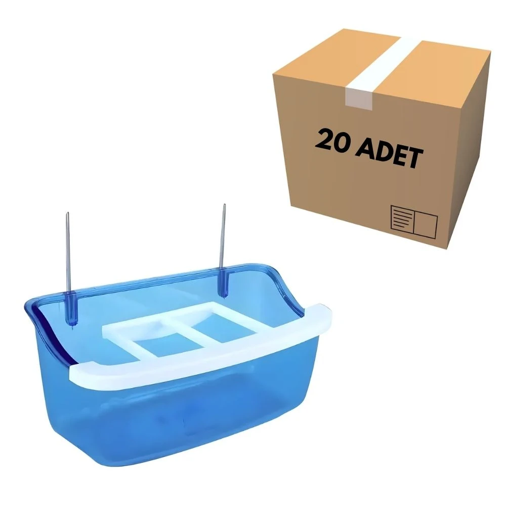 Izgaralı Yemlik 10 CM Mavi (20 Adet)