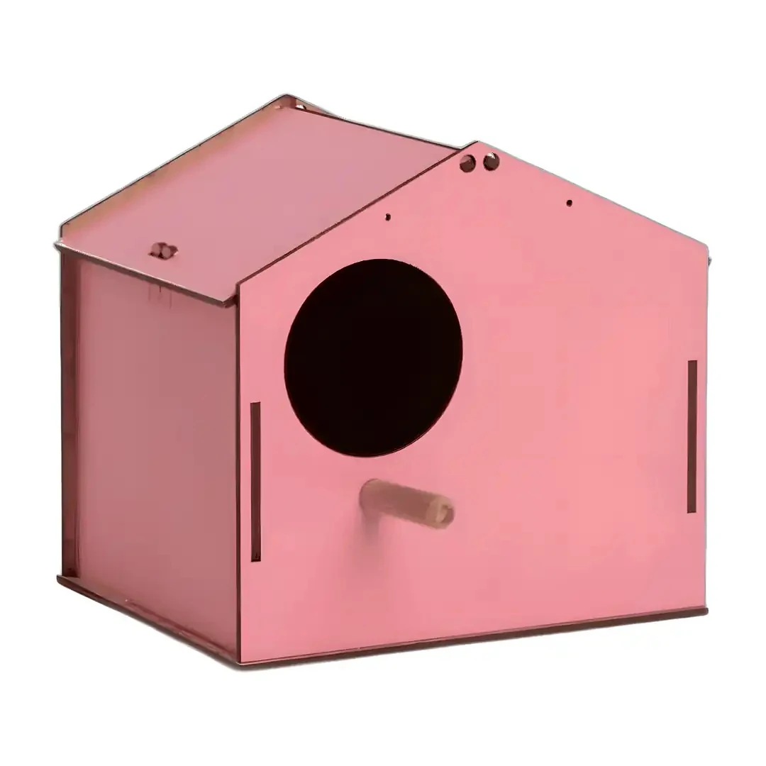 Çatılı Muhabbet Kuşu Yuvası