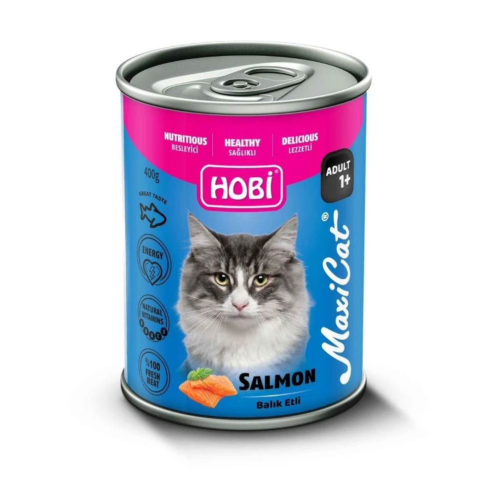 Hobi Somonlu Kedi Konserve 400 GR