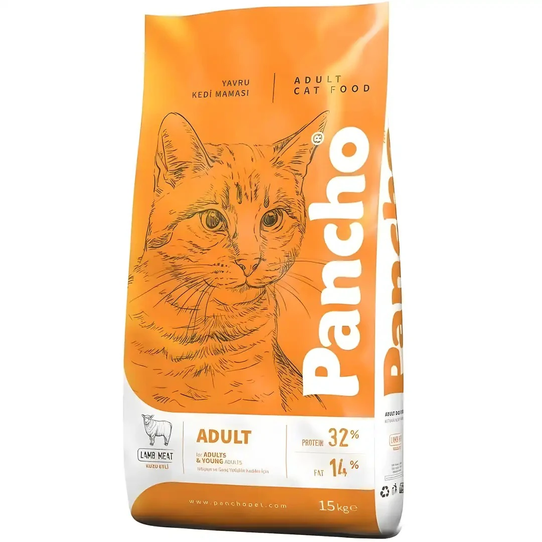 Pancho Kuzu Etli Yetişkin Kedi Maması 15 KG
