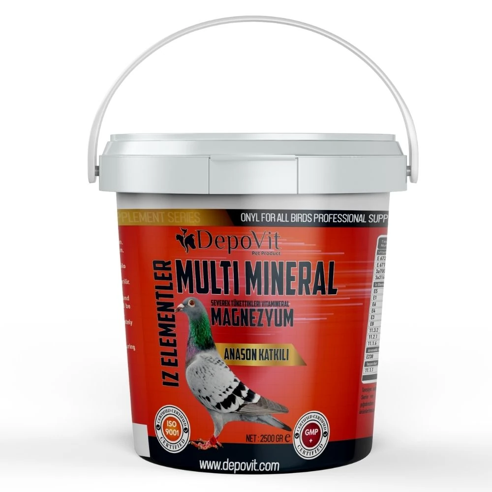 Depovit Multi Mineral ve Vitamin Pembe Toz 2,5 KG