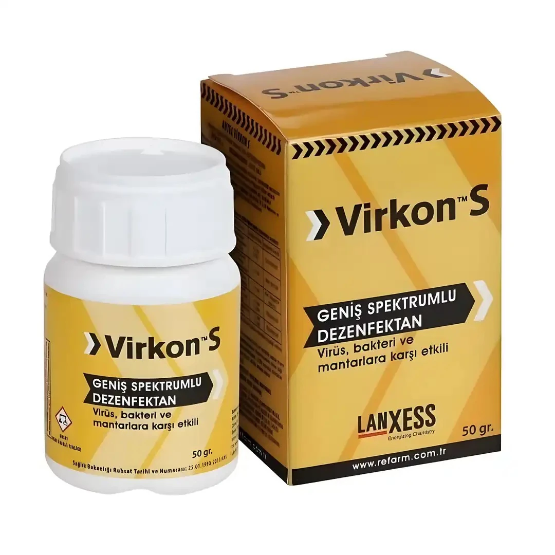 Virkon S Geniş Spektrumlu Dezenfektan 50 GR