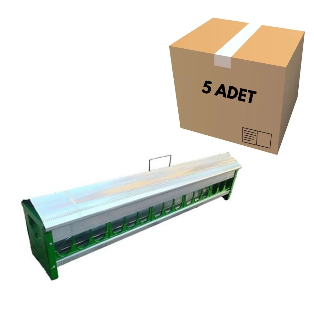 Çekmeceli Metal Yemlik 100 CM (5 Adet)