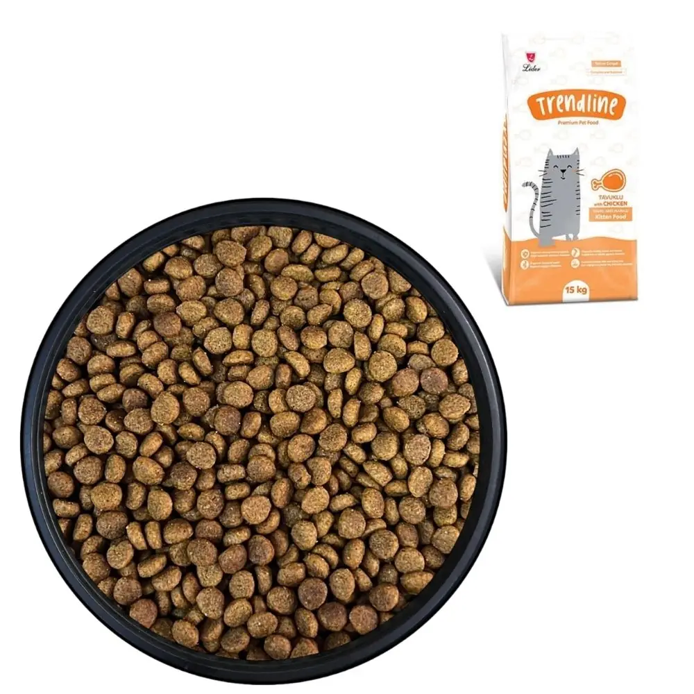 Trendline Tavuklu Yavru Kedi Maması 1 KG