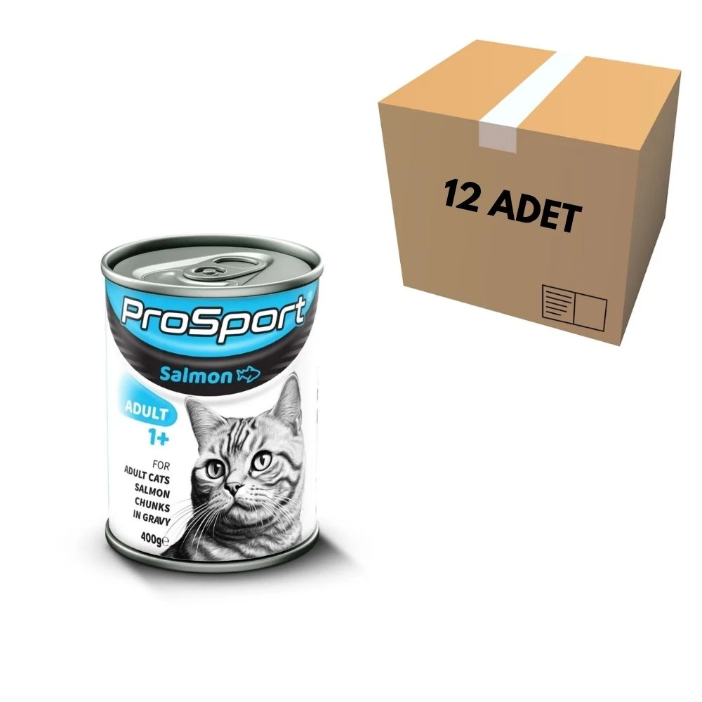 ProSport Somonlu Kedi Konservesi 400 GR (12 Adet)