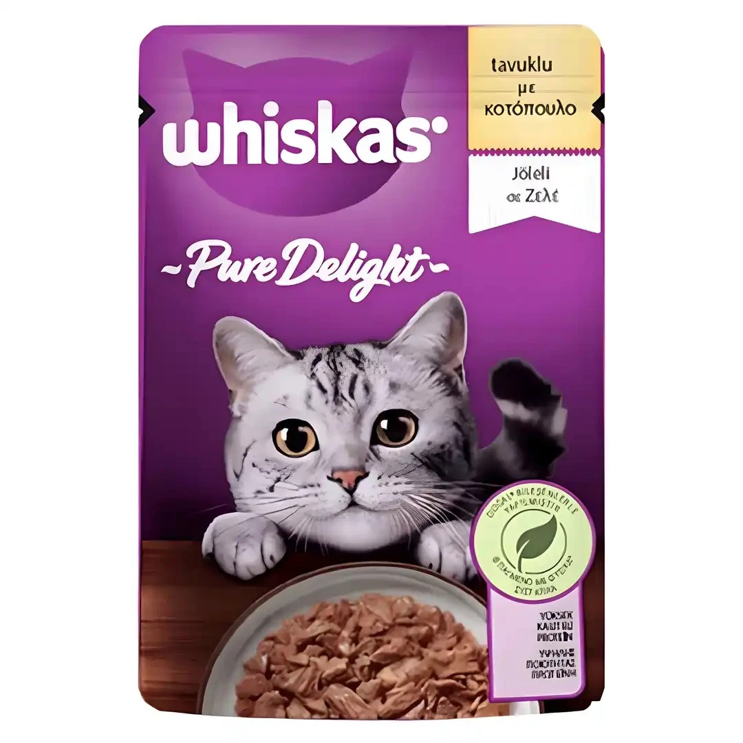 Whiskas Pure Delight Tavuklu Kedi Pouch 85 GR