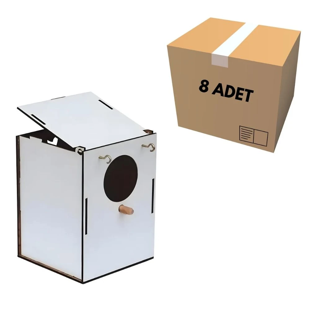 Standart Muhabbet Kuşu Yuvası (8 Adet)