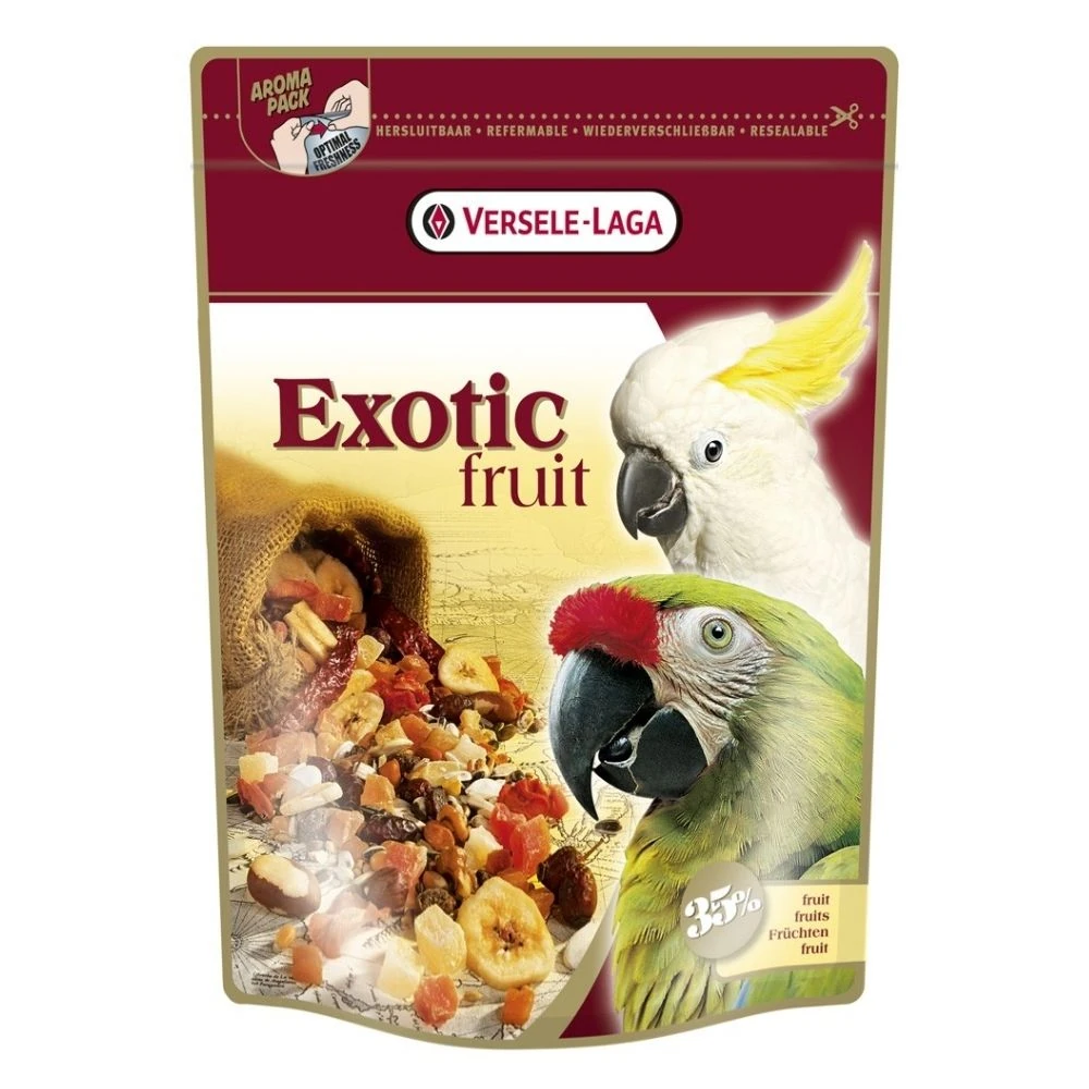 Versele Laga Prestige Exotic Fruit Papağan Paraket Meyve Karışımı 600 GR