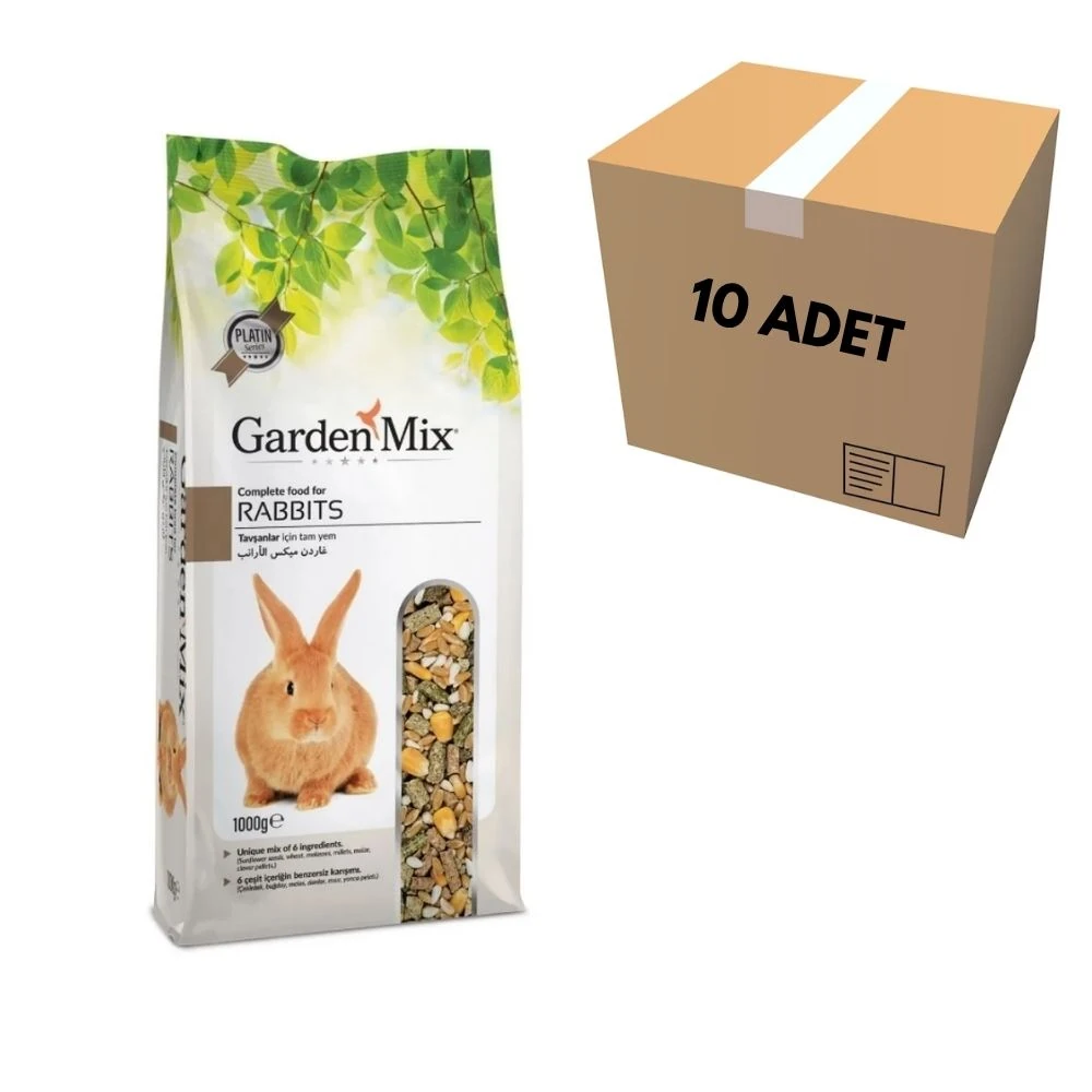 Gardenmix Platin Tavşan Yemi 1 KG (10 Adet)