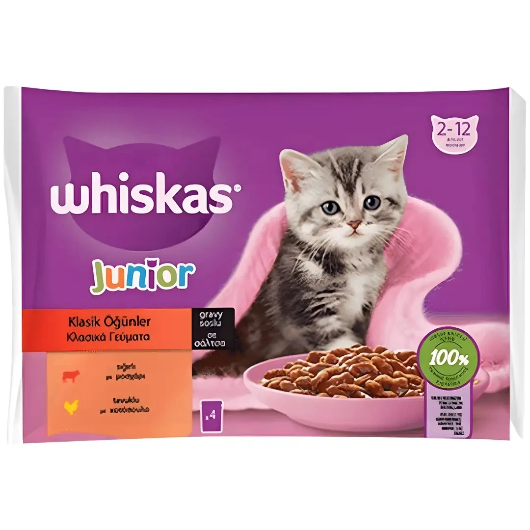 Whiskas Klasik Öğünler Yavru Kedi Pouch 340 GR