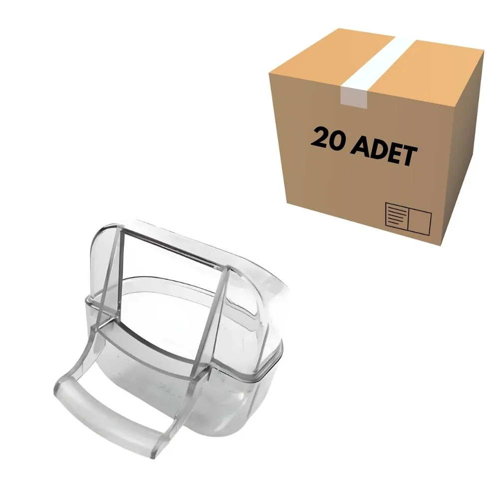 Lüks Kafes Yemlik Şeffaf (20 Adet)