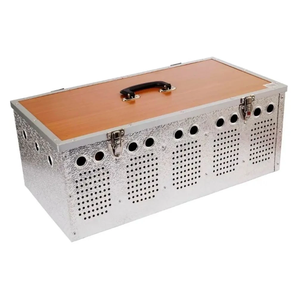 Natural Alüminyum Taşıma Kafesi 5 Bölmeli