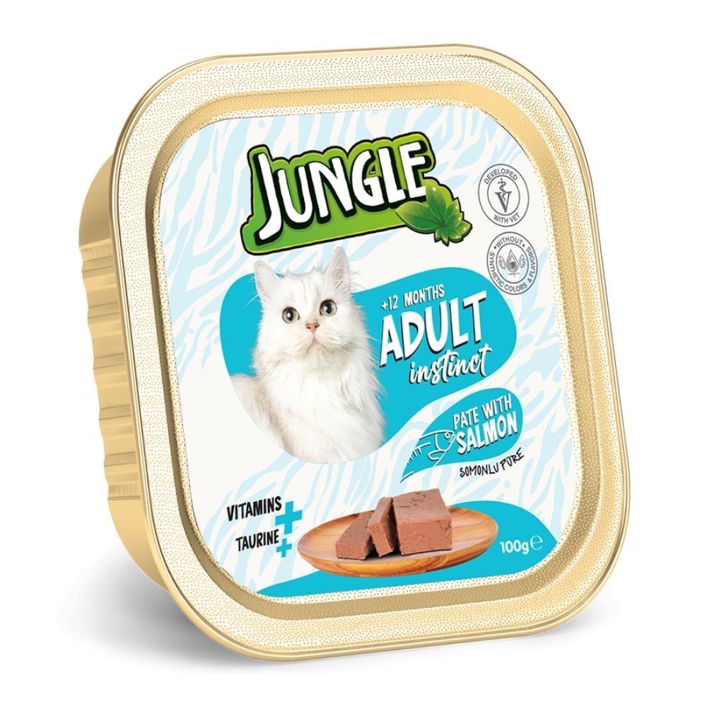 Jungle Kedi Somonlu Ezme/Pate 100 GR