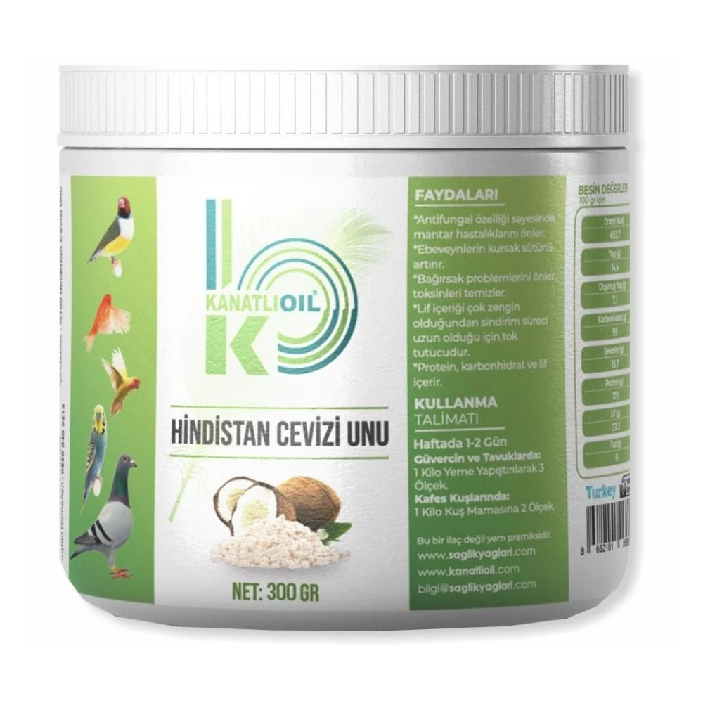 Kanatlı Oil Hindistan Cevizi Unu 300 GR