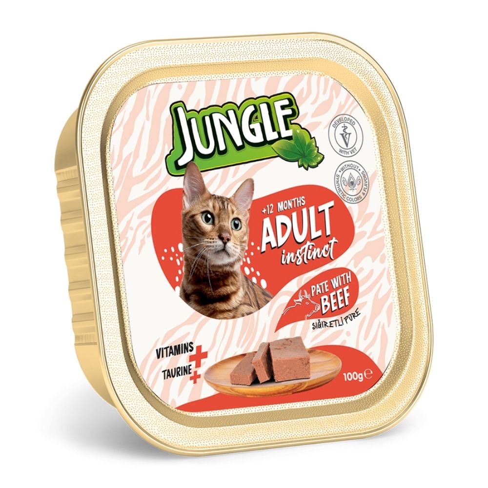 Jungle Dana Etli Kedi Ezme/Pate 100 GR