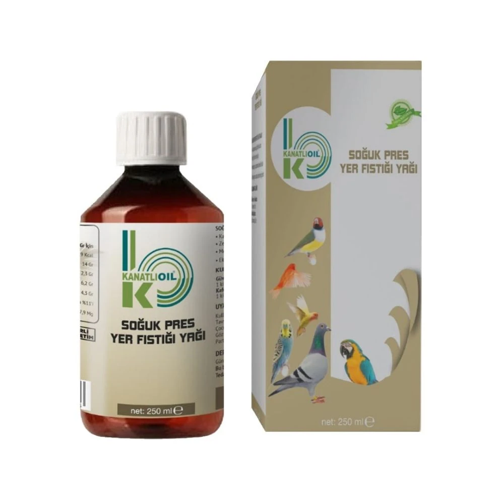 Kanatlı Oil Soğuk Pres Yer Fıstığı Yağı 250 ML