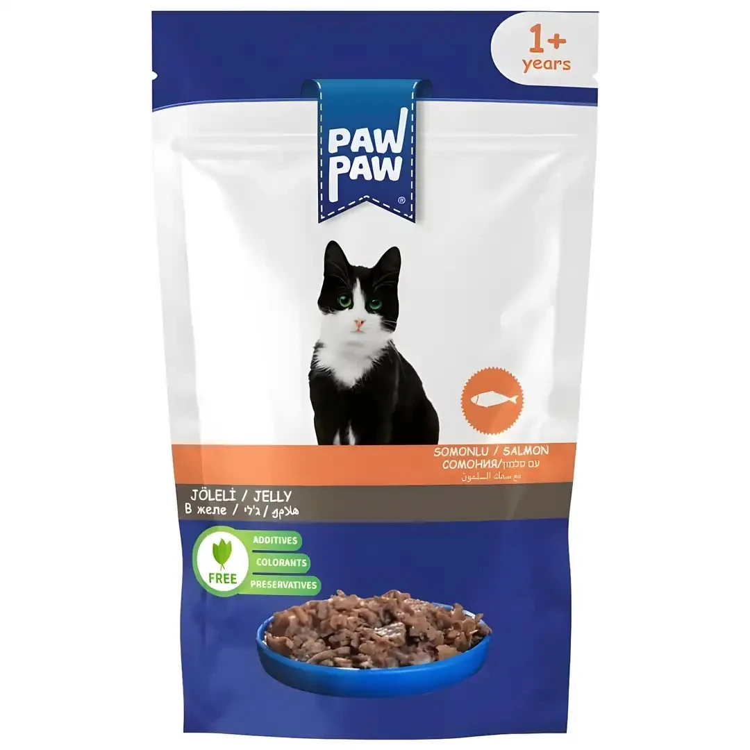 PawPaw Somon Balıklı Kedi Pouch 85 GR