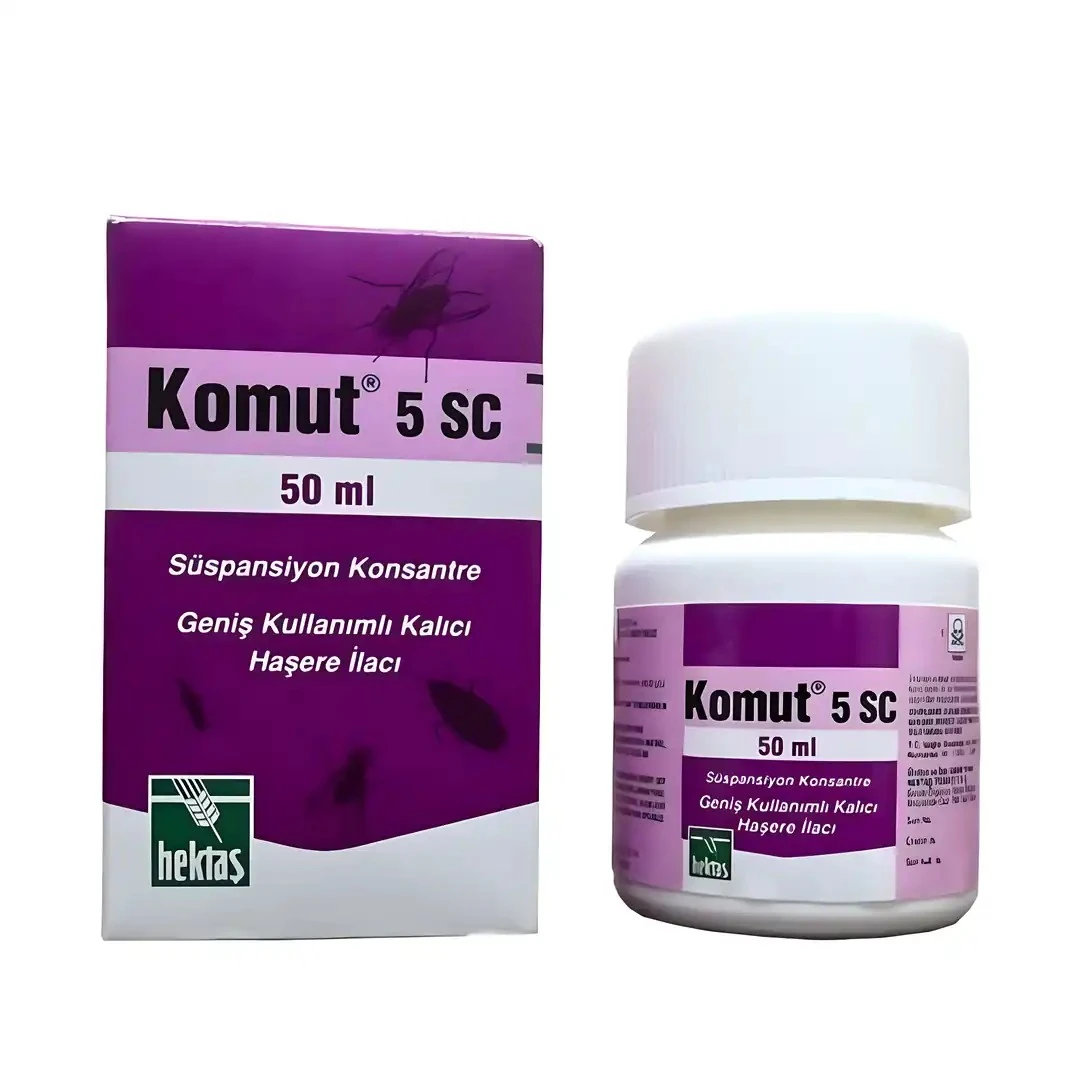 Hektaş Komut 5 SC Karasinek Sivrisinek Hamam Böceği İlacı 50 ML