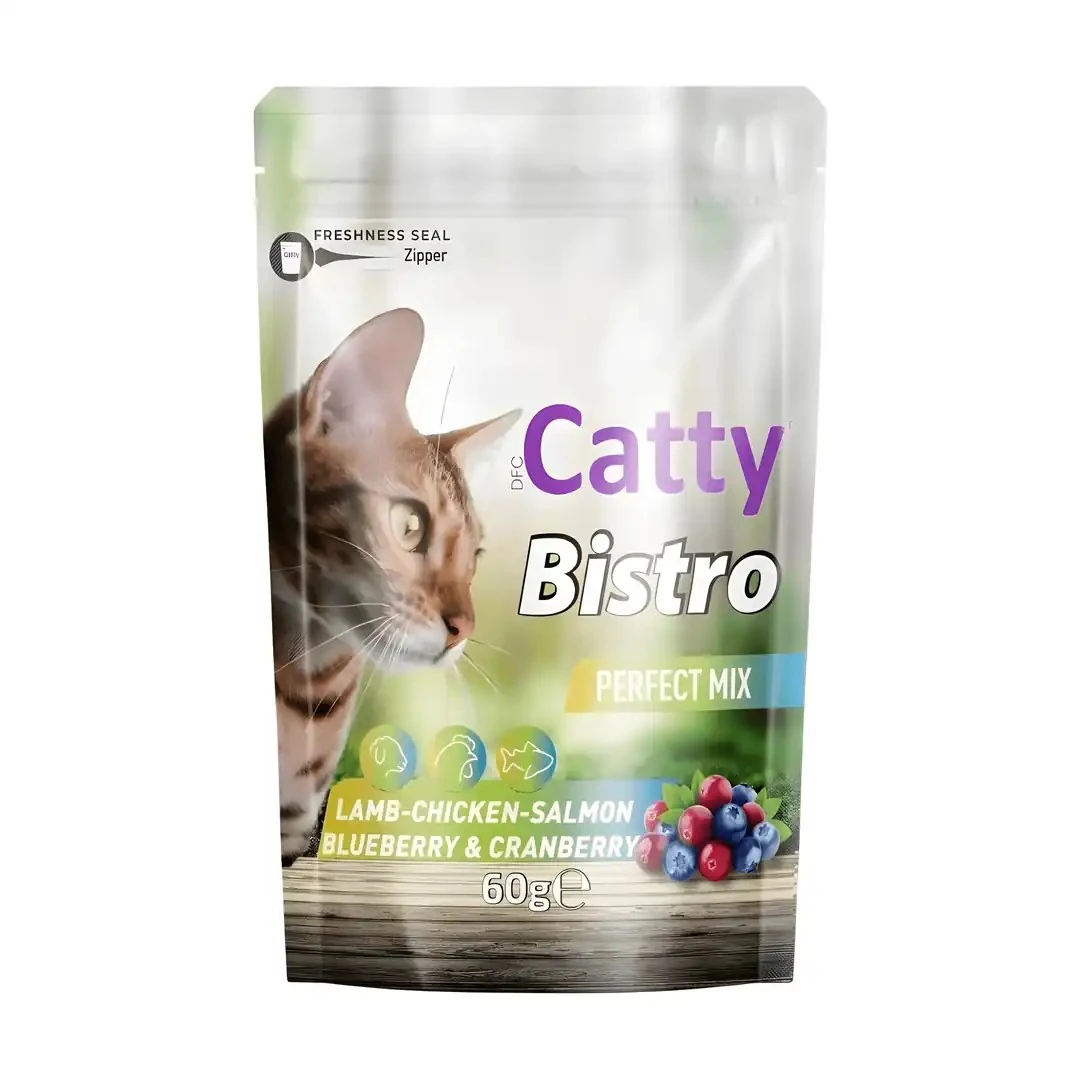 Catty Bistro Perfect Mix Karışık Kedi Ödül Maması 60 GR