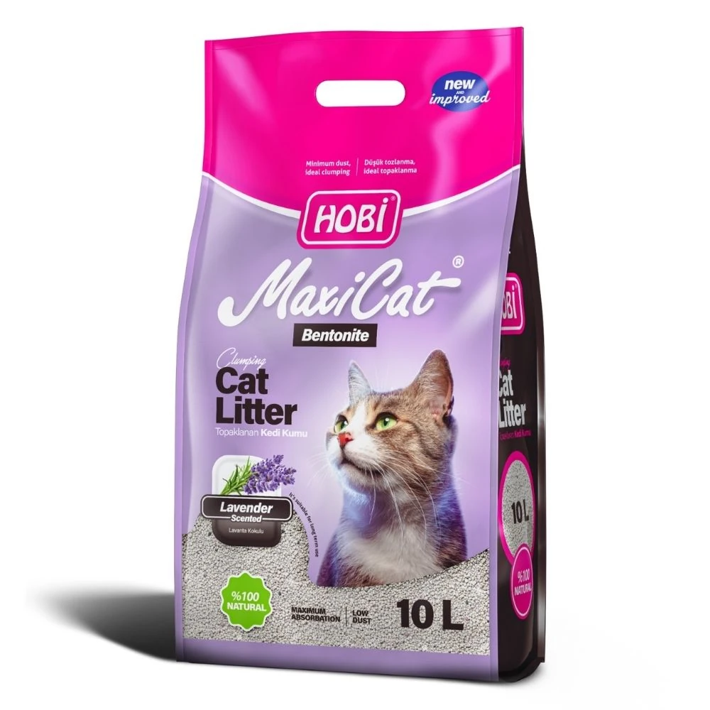 Hobi Maxicat Lavanta Kokulu Kedi Kumu 10 LT