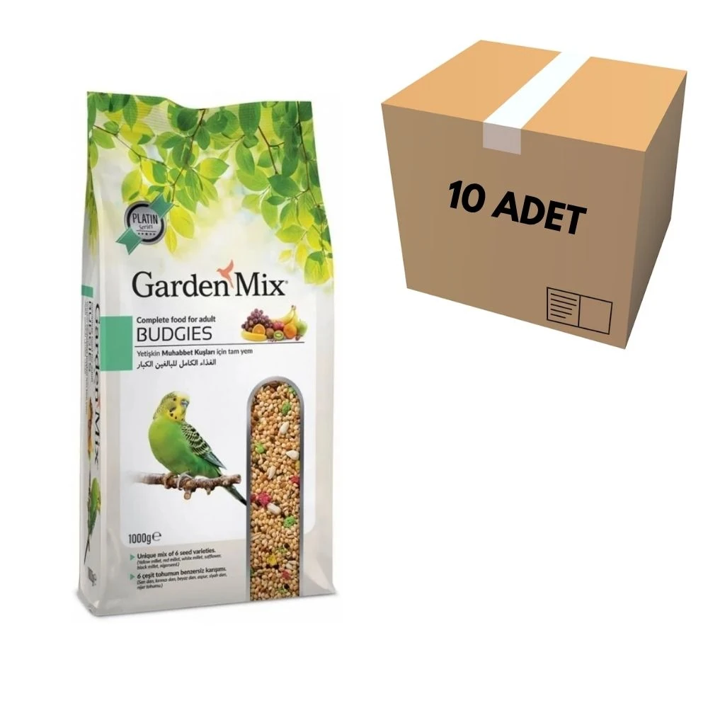 Gardenmix Platin Meyveli Muhabbet Kuş Yemi 1 KG (10 Adet)