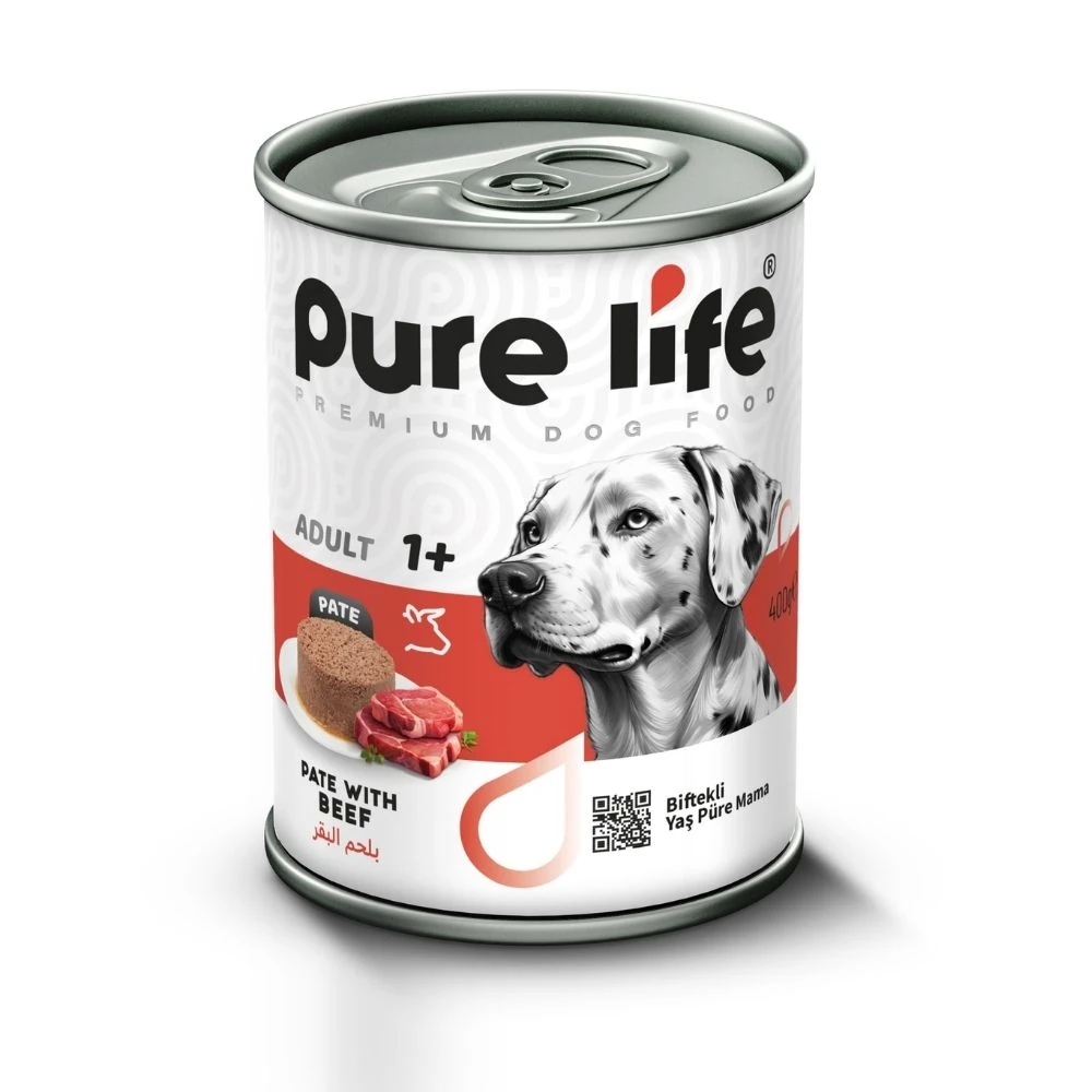 Purelife Sığır Etli Köpek Konservesi 400 GR
