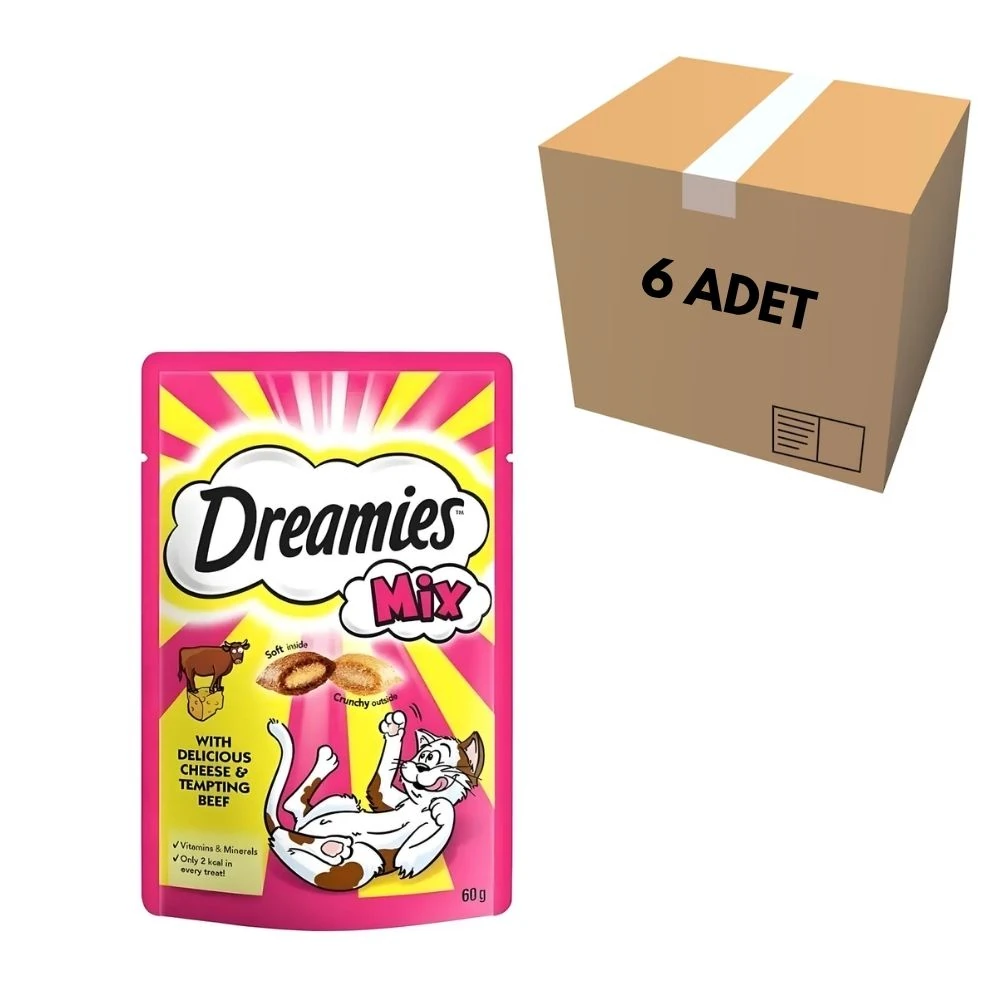 Dreamies Sığır Etli Peynirli Kedi Ödülü 60 GR (6 Adet)